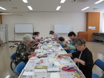 絵手紙寺子屋　活動風景