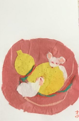 ちぎり絵作品Ｂさん